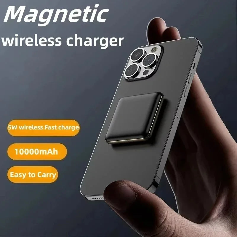 Xiaomi 50000mAh Mini Magnetic Wireless Power Bank Charger Fast Charging Thin External Battery For iphone